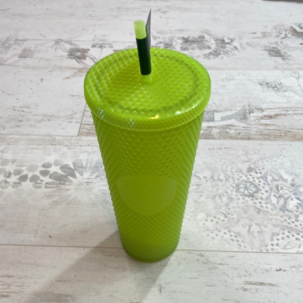 Starbucks Halloween 2022 Glow In The Dark Lemongrass Bling Venti Cup